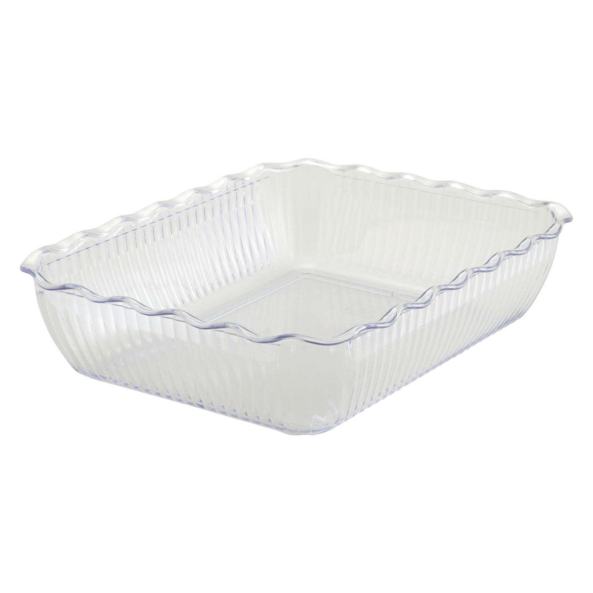Picture of Winco CRK-13C Deli Crock - 13 x 10 x 3 in., Clear