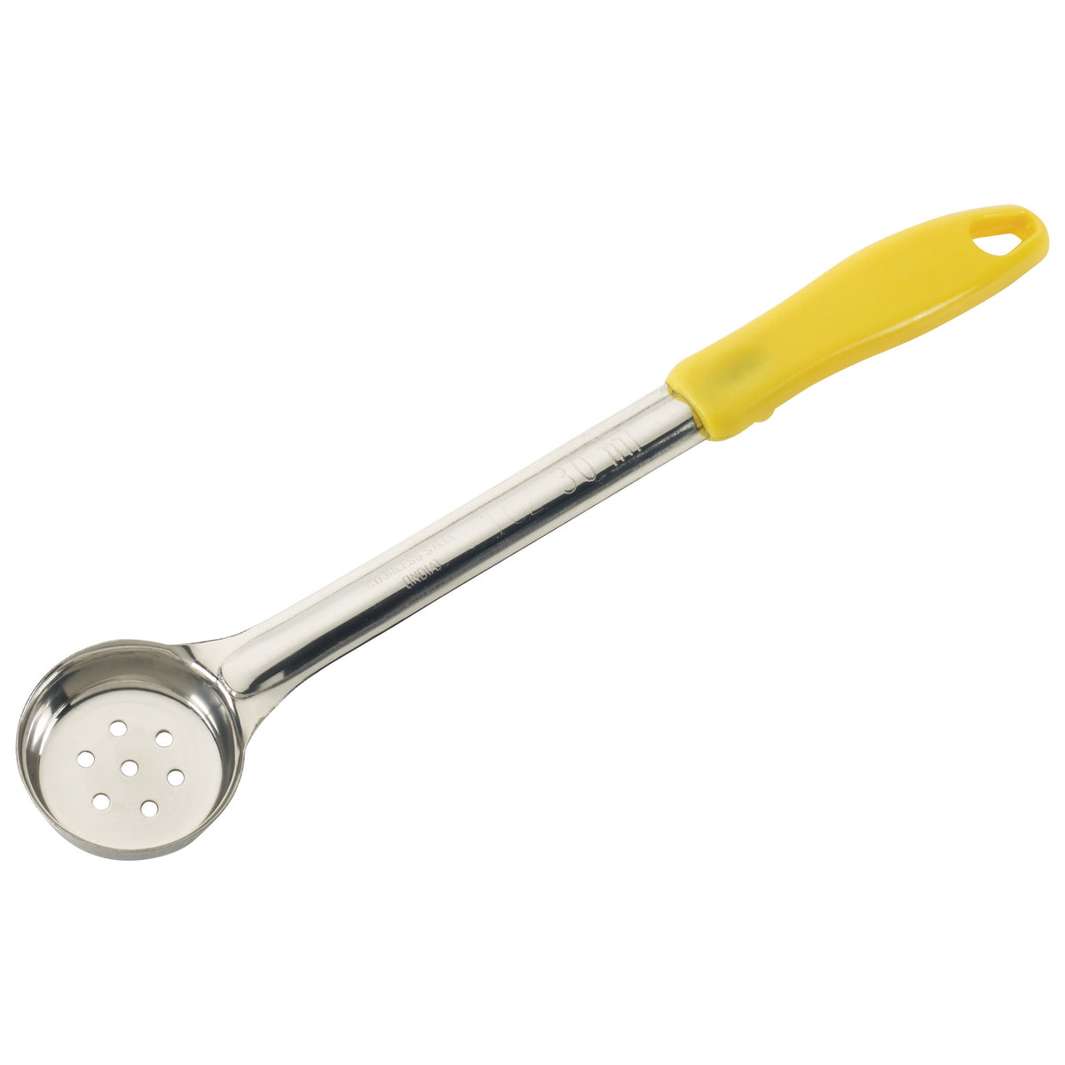 Picture of Winco FPP-1 Stainless Steel Portioners - Perforated, 1 oz - Yellow