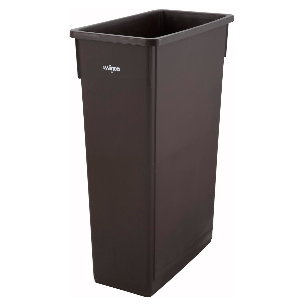 Picture of Winco PTC-23B 23 gal Slender Trash Cans - Brown