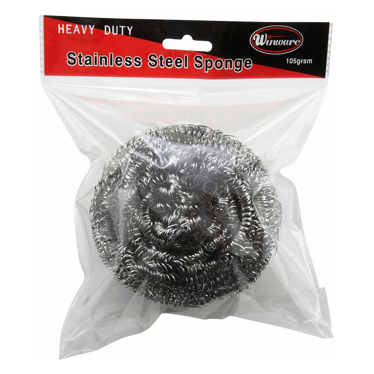Picture of Winco SPG-105 Stainless Steel Scrubbing Sponge - 105 g