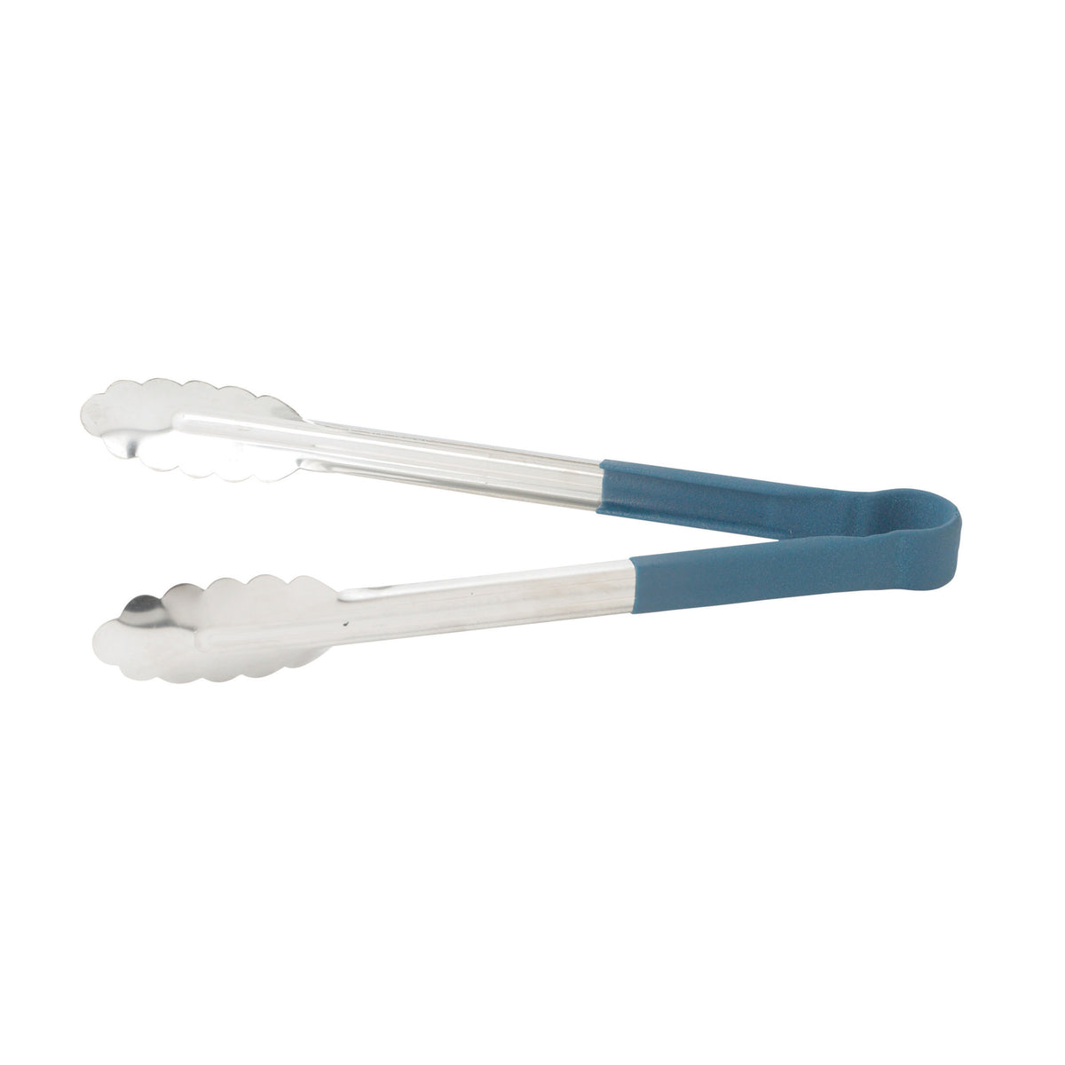 Picture of Winco UTPH-12B Heat Resistant Heavy-Duty Utility Tongs with Polypropylene Handle - 12 in., Blue