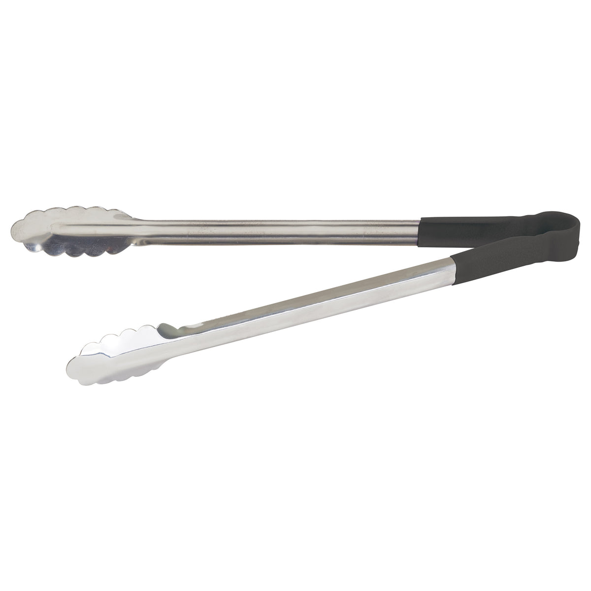 Picture of Winco UTPH-16K Heat Resistant Heavy-Duty Utility Tongs with Polypropylene Handle - 16 in., Black