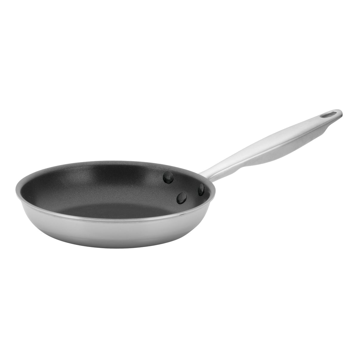 Picture of Winco TGFP-7NS Tri-Gen Tri-Ply Stainless Steel Fry Pan, Non-Stick - 7 in. Dia.
