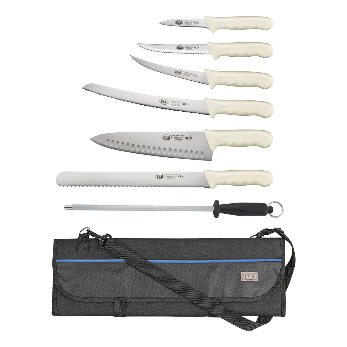 Picture of Winco KWP-KIT1 Stal 7 Piece Cutlery Set