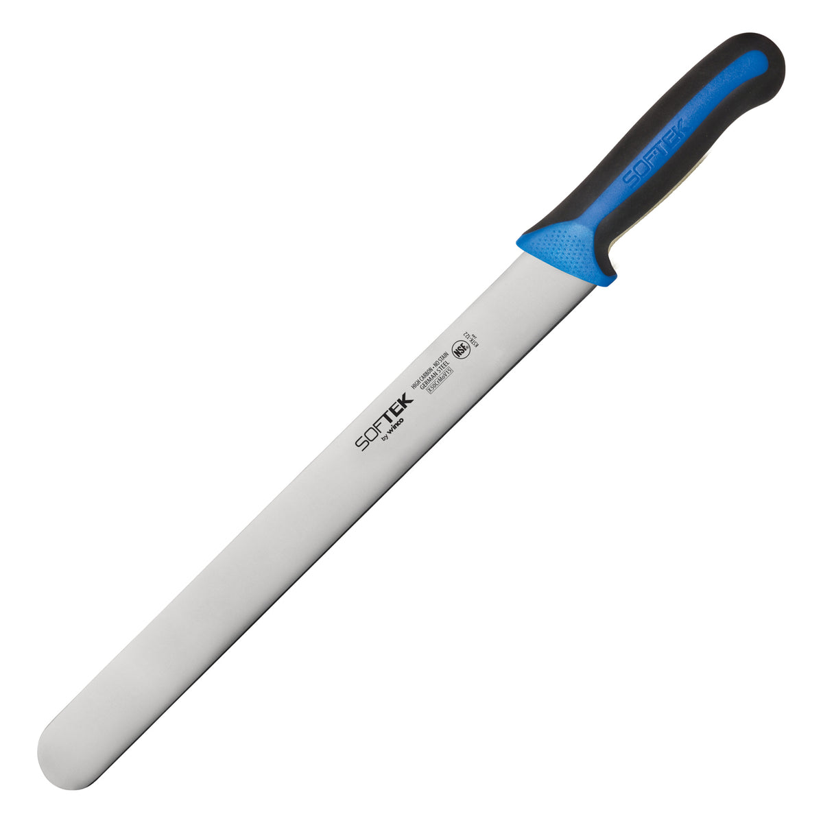 Picture of Winco KSTK-122 Sof-Tek 12 in. Roast Beef Slicer, Soft Grip Handle