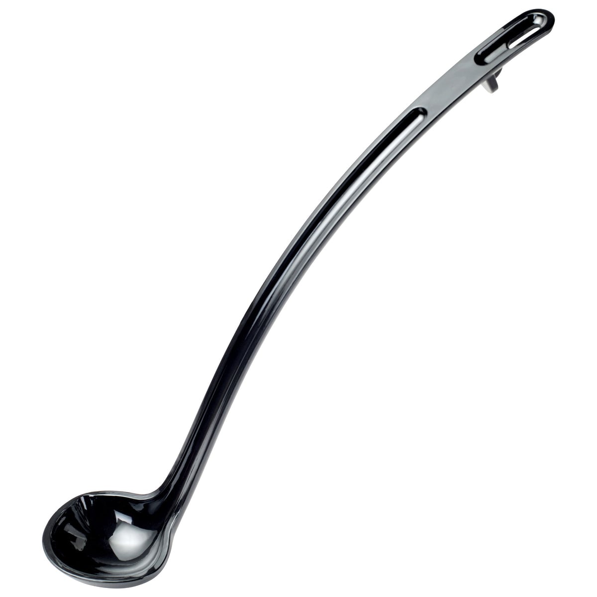 Picture of Winco CVLD-13K Curv Dual Spout Ladle - Black, 13 in.