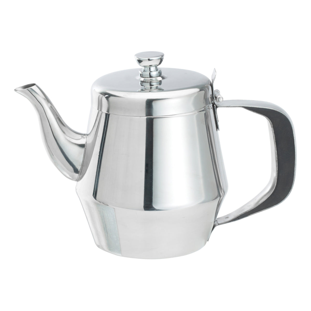 Picture of Winco JB2920 Gooseneck Teapot, Stainless Steel - 20 oz