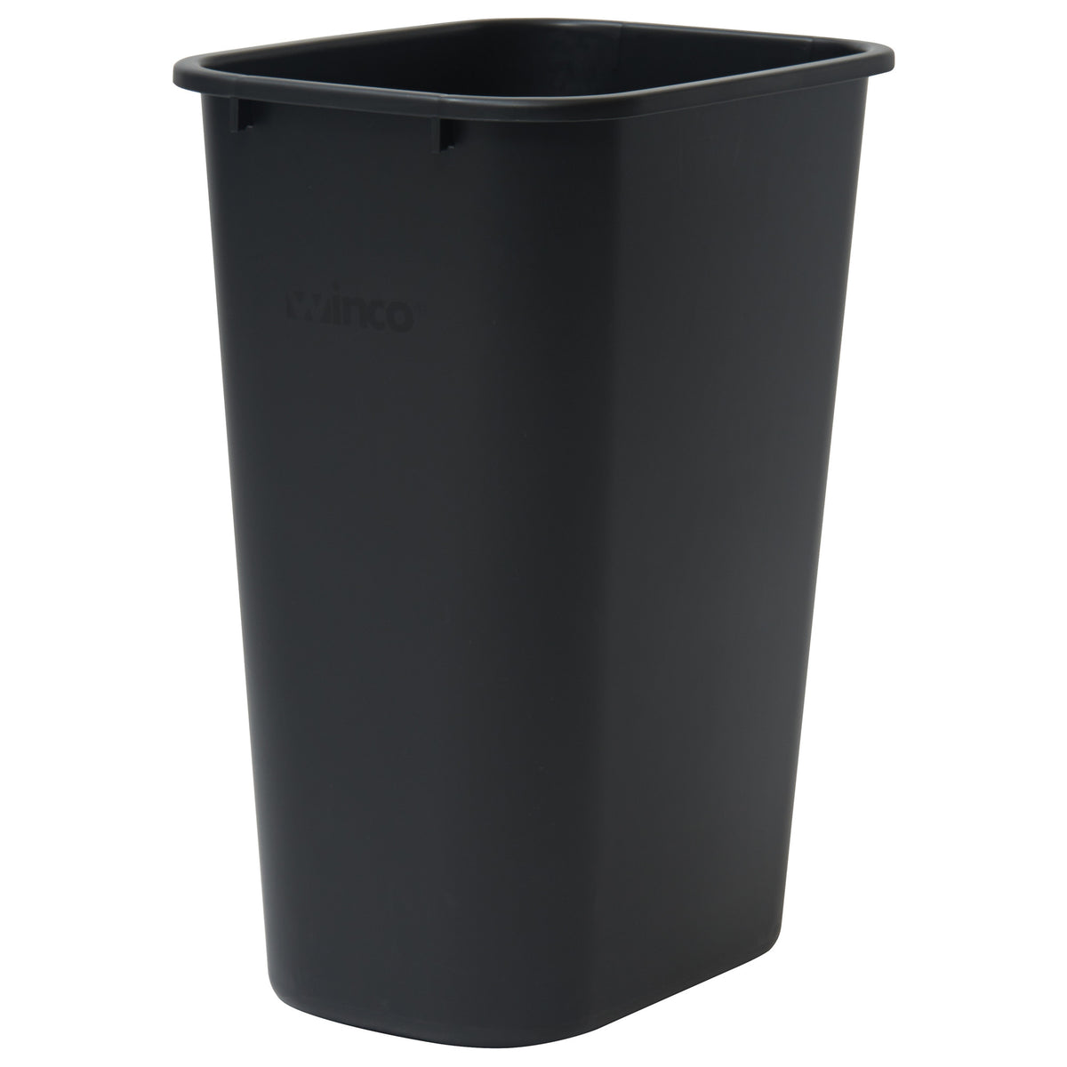 Picture of Winco PWR-41K Waste Baskets - 41 qt., Black
