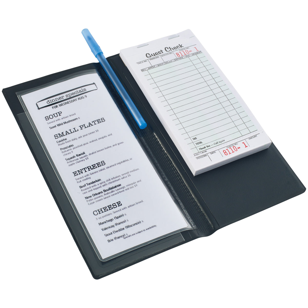 Picture of Winco CHK-3K Black Check Holder - 9.25 x 4.5 in.