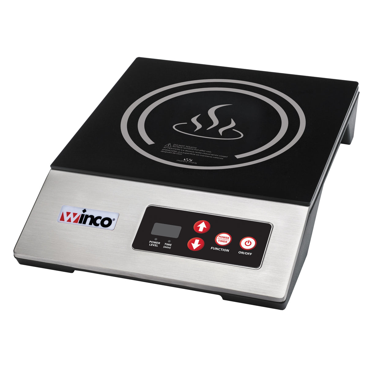Picture of Winco EIC-400E Commercial Electric Induction Cooker, 1800W - 120 V