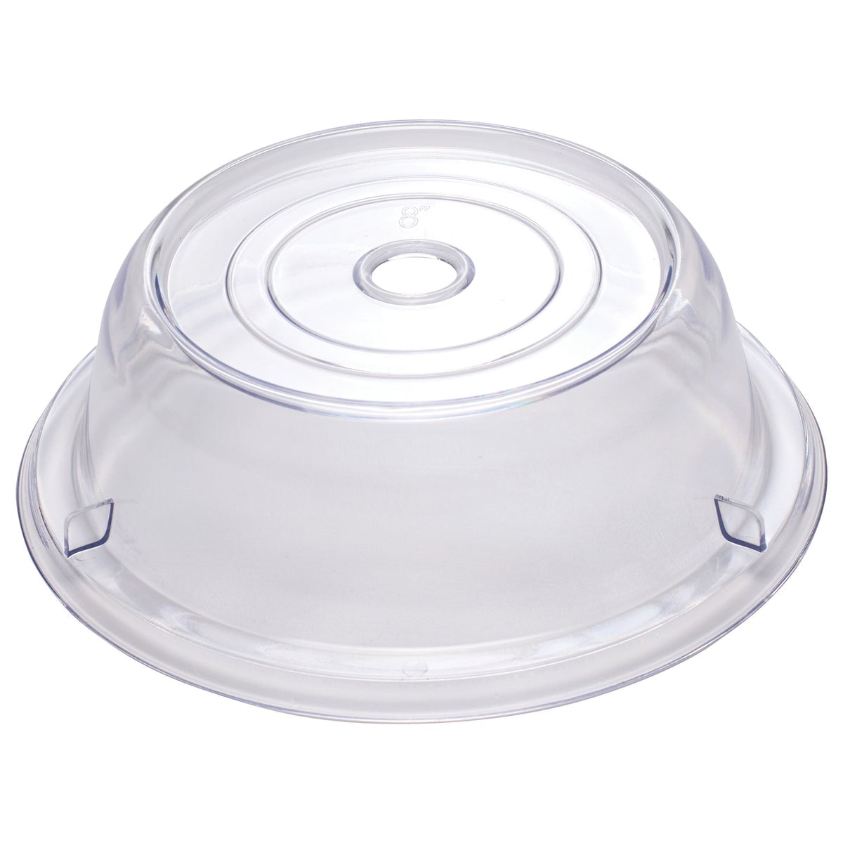 Picture of Winco PPCR-8 Clear Polycarbonate Plate Cover - 8 in. Dia.