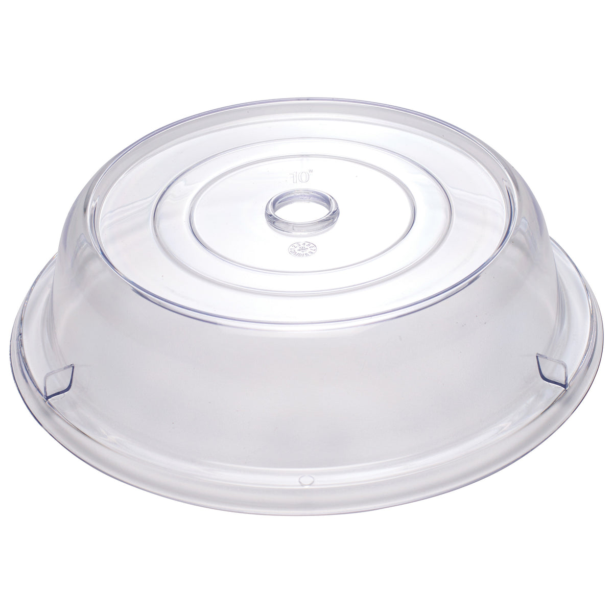 Picture of Winco PPCR-10 Clear Polycarbonate Plate Cover - 10 in. Dia.