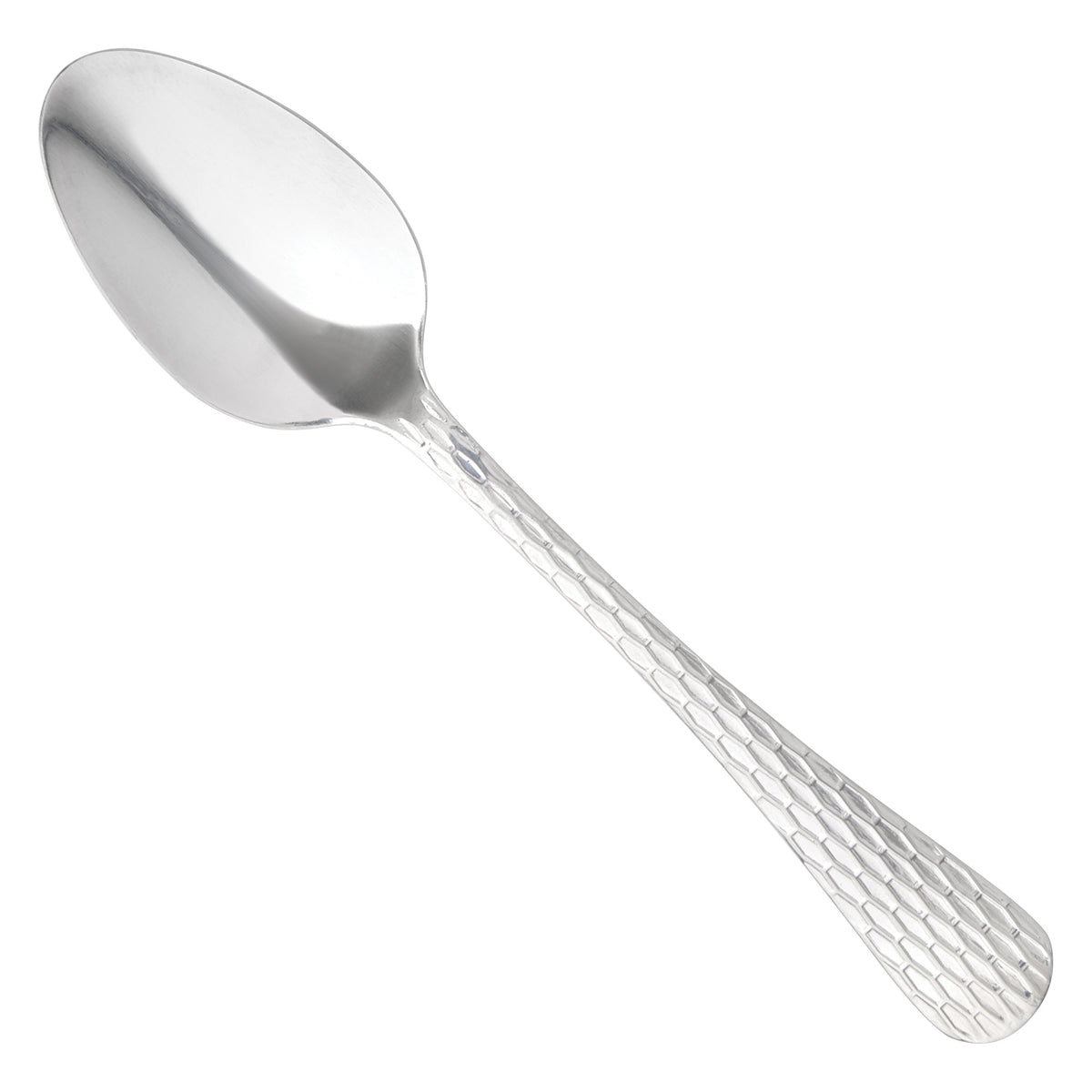 Picture of Winco 0023-01 Caspian Teaspoon, 18-0 Medium Weight, Hammered Finish