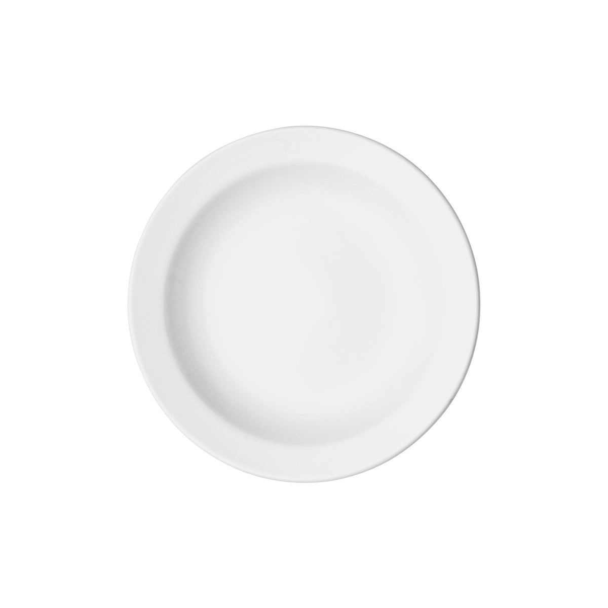 Picture of Winco BPR-638NR Birkhall Plate with Narrow Rim, 6.38 in. Dia. x 0.63 in., White Porcelain, 36 Piece
