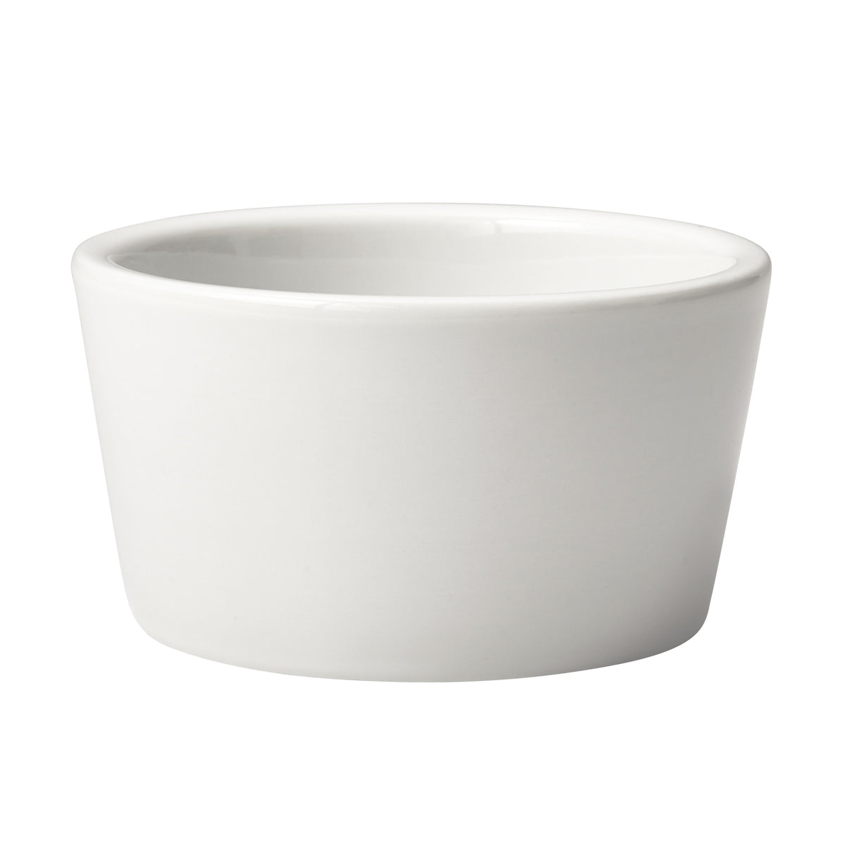 Picture of Winco PRR-6 Plain Ramekin, 6 oz, White Porcelain, 3.25 in. Dia. x 1.63 in. - 36 Piece