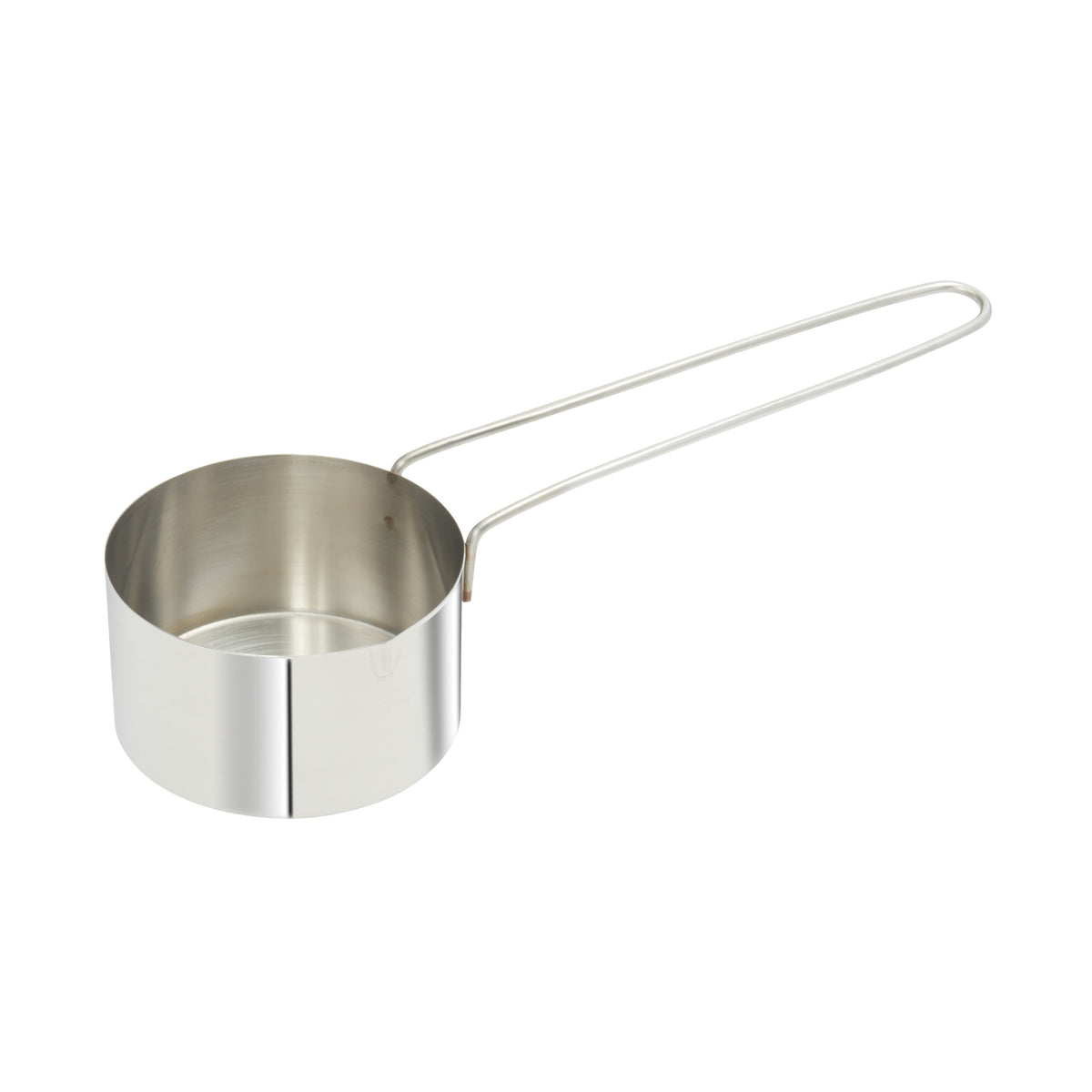 Picture of Winco MCPL-100C Stainless Steel Measuring Cup with 6 in. Long Loop Handle, 1 Cup