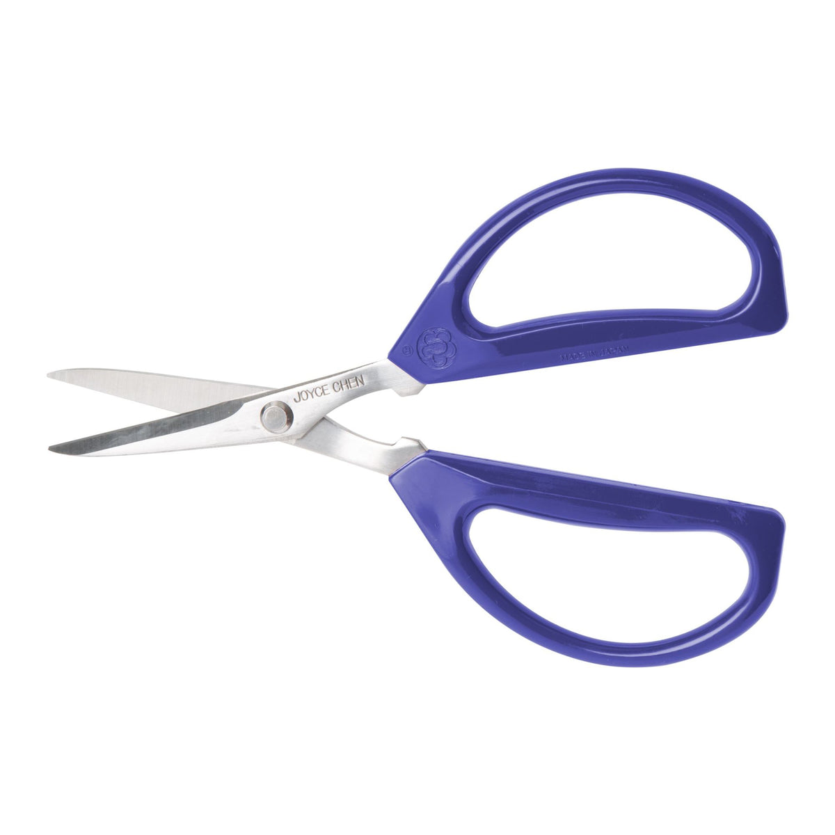Picture of Winco KCHZ09008 Joyce Chen Original Unlimited Kitchen Scissors with Blue Handles, Pack of 2