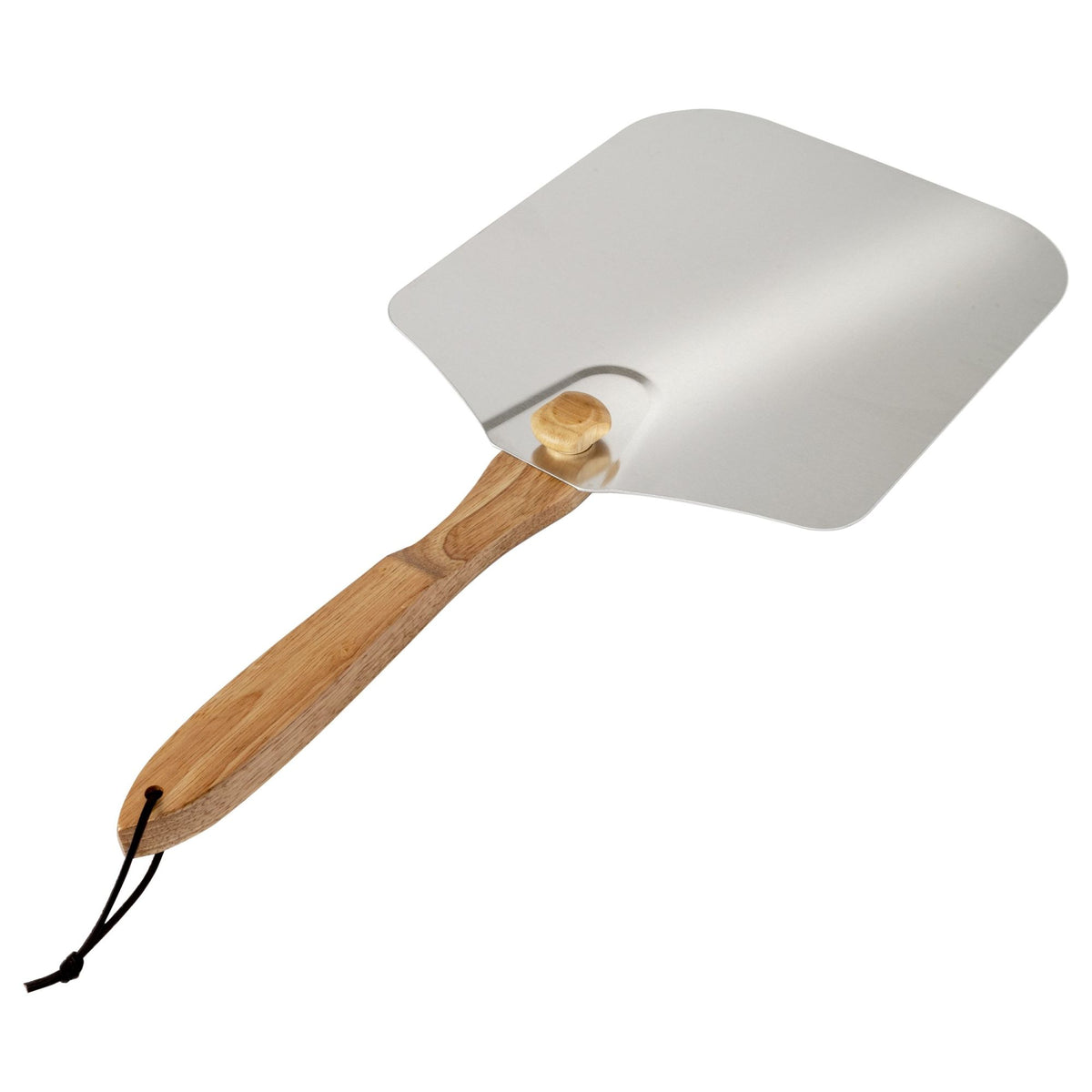 Picture of Winco KCH-08435 Old Stone Aluminum Pizza Peel with Folding Handle, 12 x 14 in.