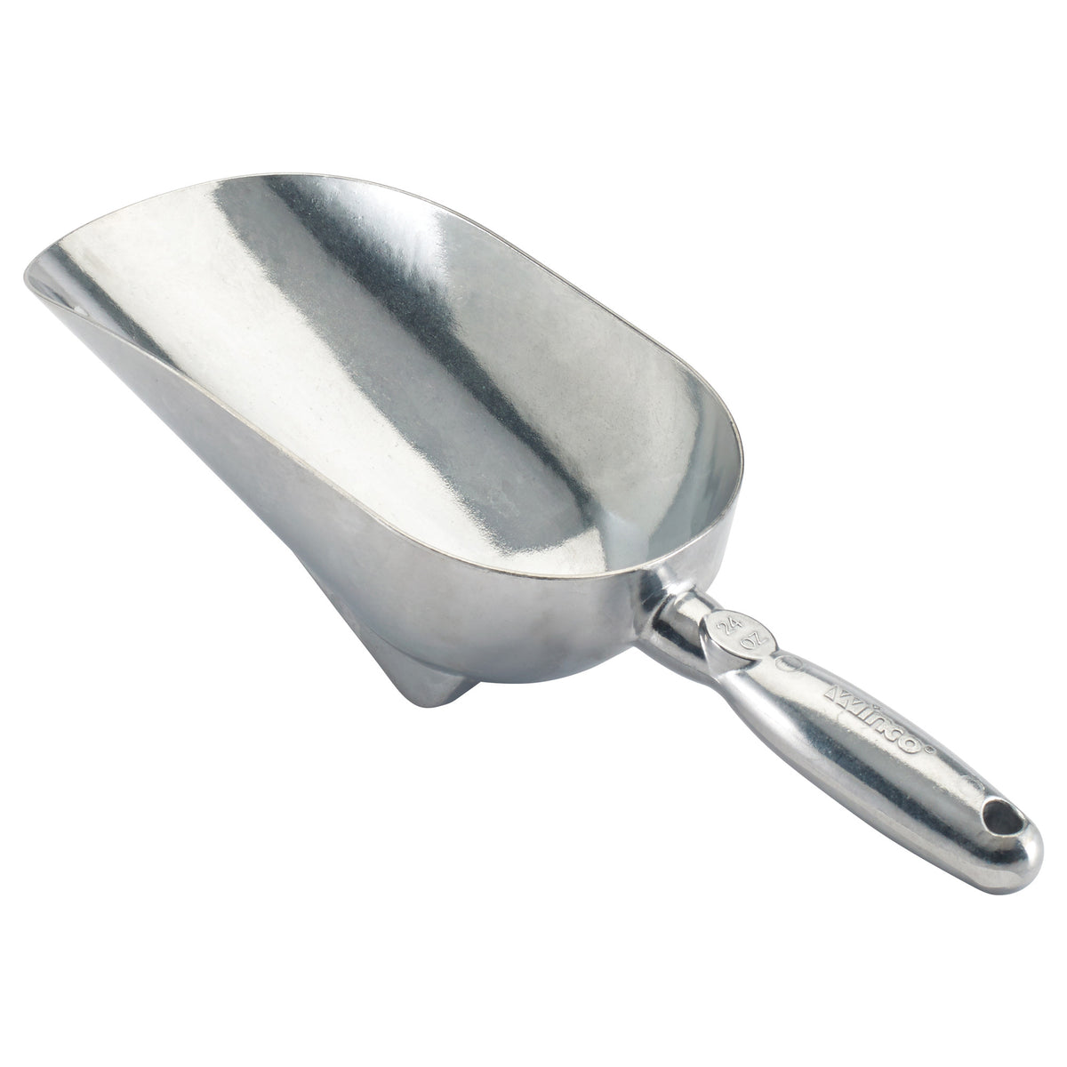 Picture of Winco AS-24 Aluminum Scoop - 24 oz