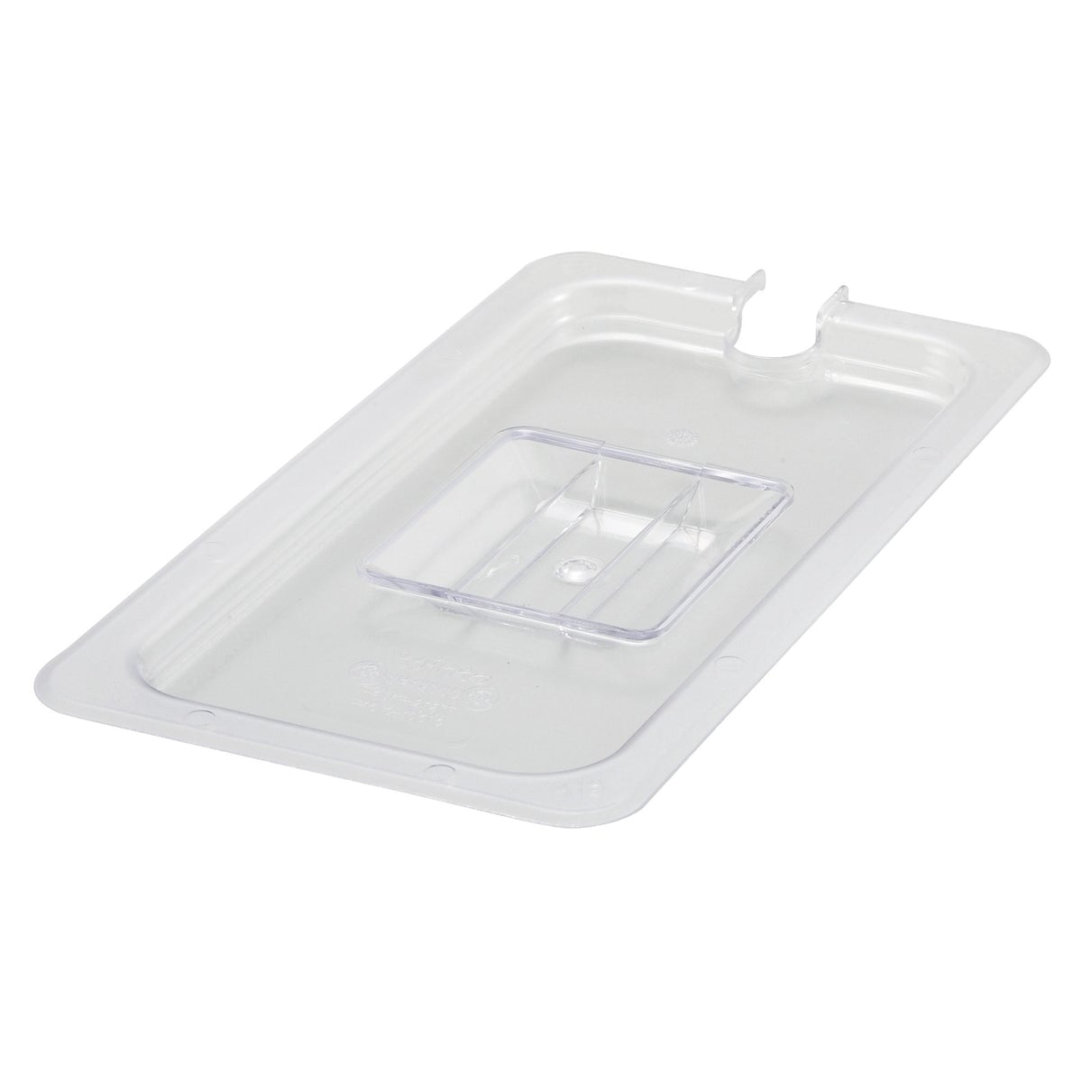 Picture of Winco SP7300C Polycarbonate Food Pan Cover for SP7302-7304-7306-7308, Slotted - Third