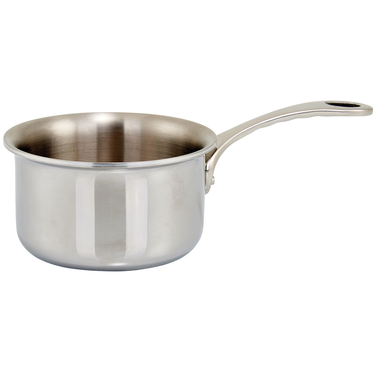 Picture of Winco DCSP-3S Mini 3.5 in. Sauce Pan, Stainless Steel, 11 oz