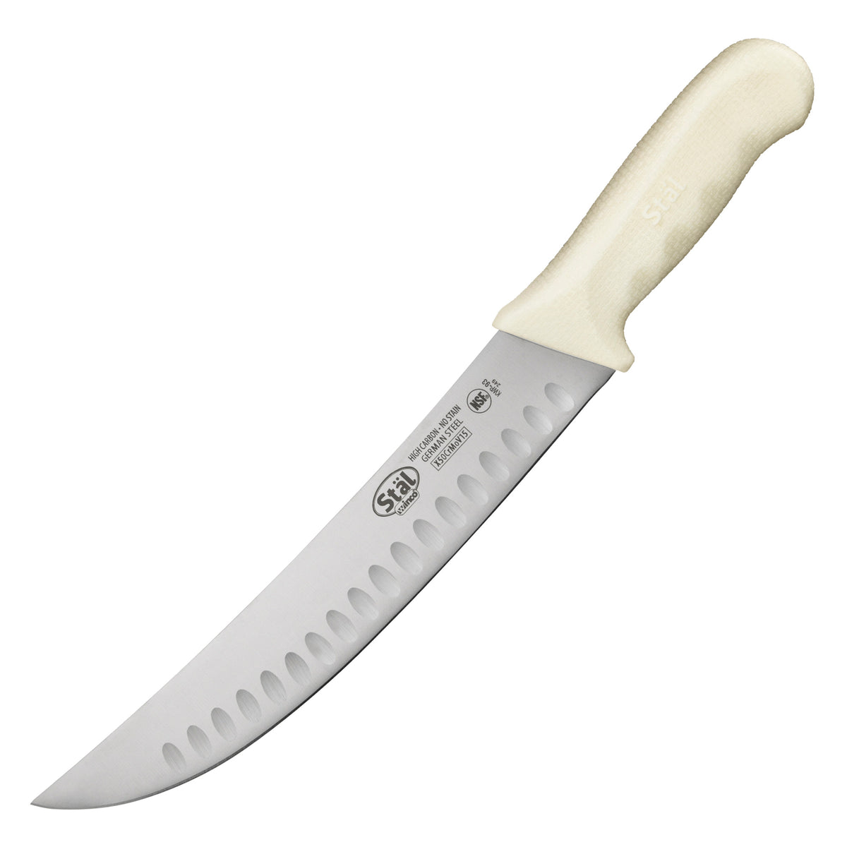 Picture of Winco KWP-93 Stal 9.5 in. Hollow Ground Cimeter Knife