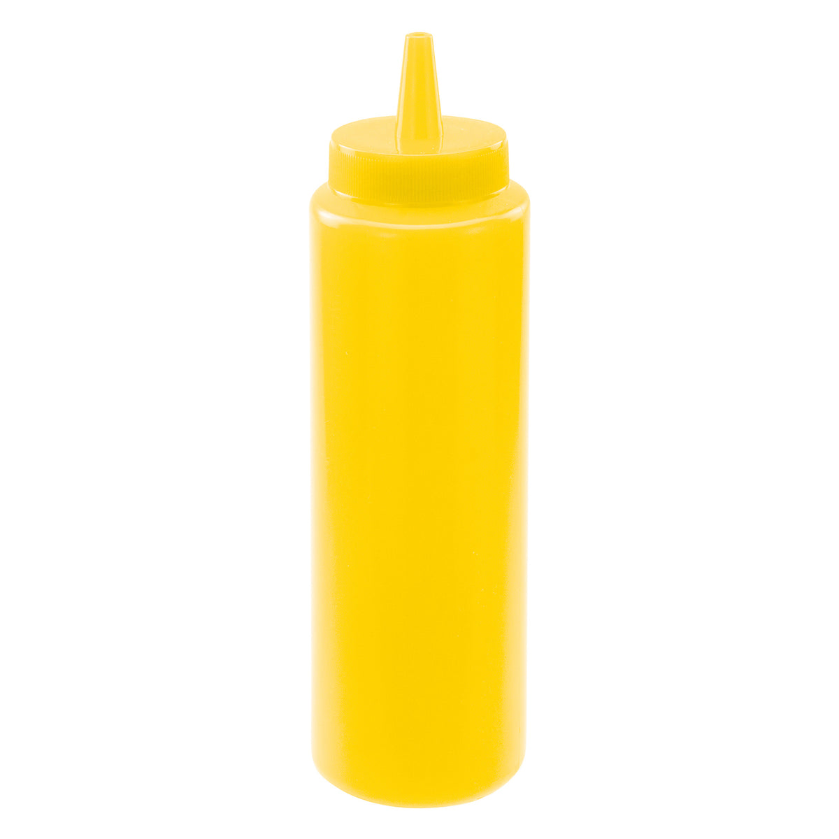 Picture of Winco PSB-08Y Regular Squeeze Bottles - 8 oz, Yellow - 6 Piece