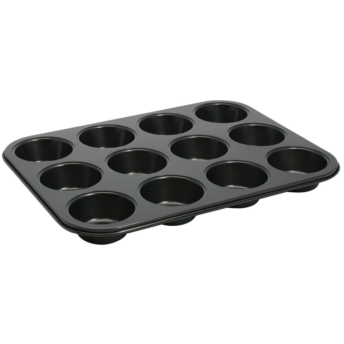 Picture of Winco AMF-12NS 12-Cup Non-Stick Muffin Pan - 3 oz