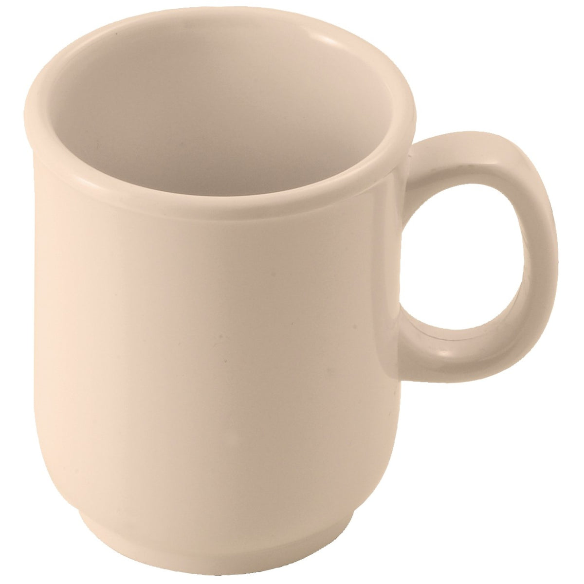 Picture of Winco MMU-8 Melamine 8 oz Boulbous Mugs - Tan