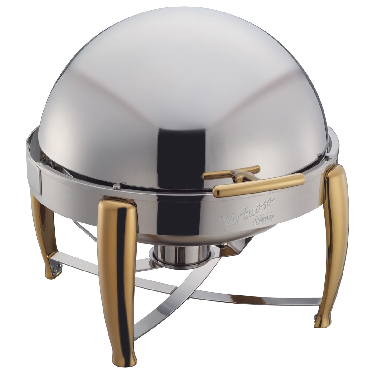 Picture of Winco 103A Virtuoso Collection 6 qt. Full-Size Roll-Top Chafer, Extra Heavyweight