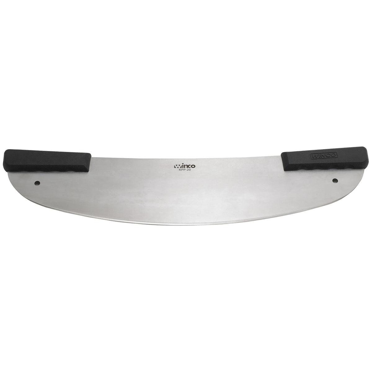Picture of Winco KPP-20 20 in. Pizza Rocker Knife, Double Polypropylene Handle
