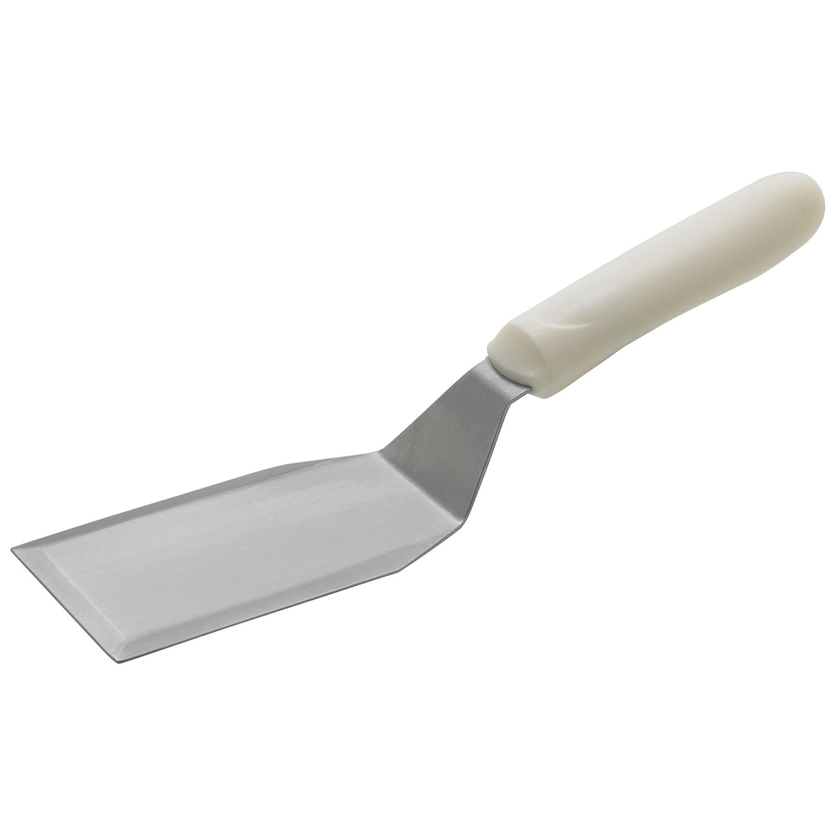 Picture of Winco TWP-61 Hamburger Turner with Offset, White Polypropylene Handle, 5.13 x 2.88 in. Blade