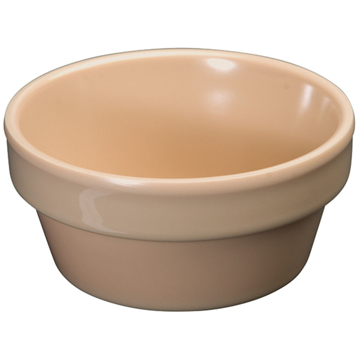 Picture of Winco MMSC-2 Melamine 2.5 oz Sauce Cups & Ramekins - Tan