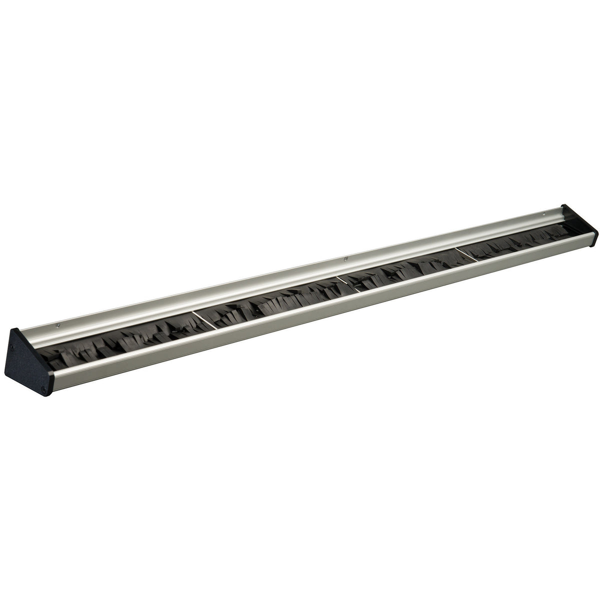 Winco MHH-36 36 Mop & Broom Rack w/ Rubber Bristles, Aluminum, 36"", Silver