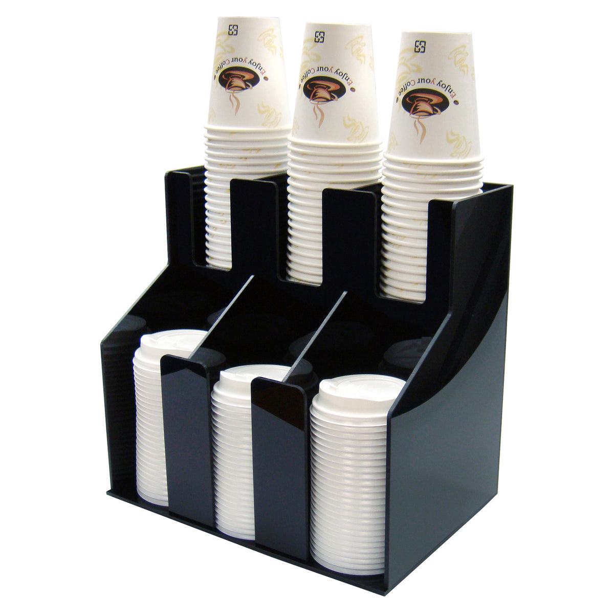 Picture of Winco CLO-3D Cup & Lid Organizer, 6 Compartments