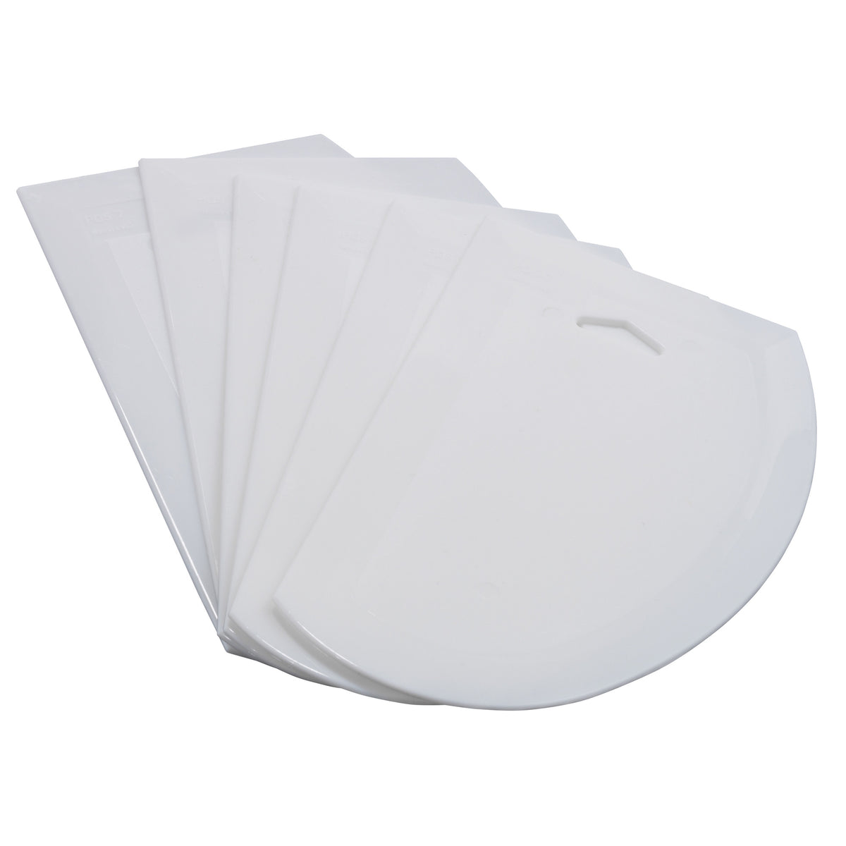 Picture of Winco PDS-7 Dough Scrapers, Plastic, 7.5 x 4.75 in., 6 Piece