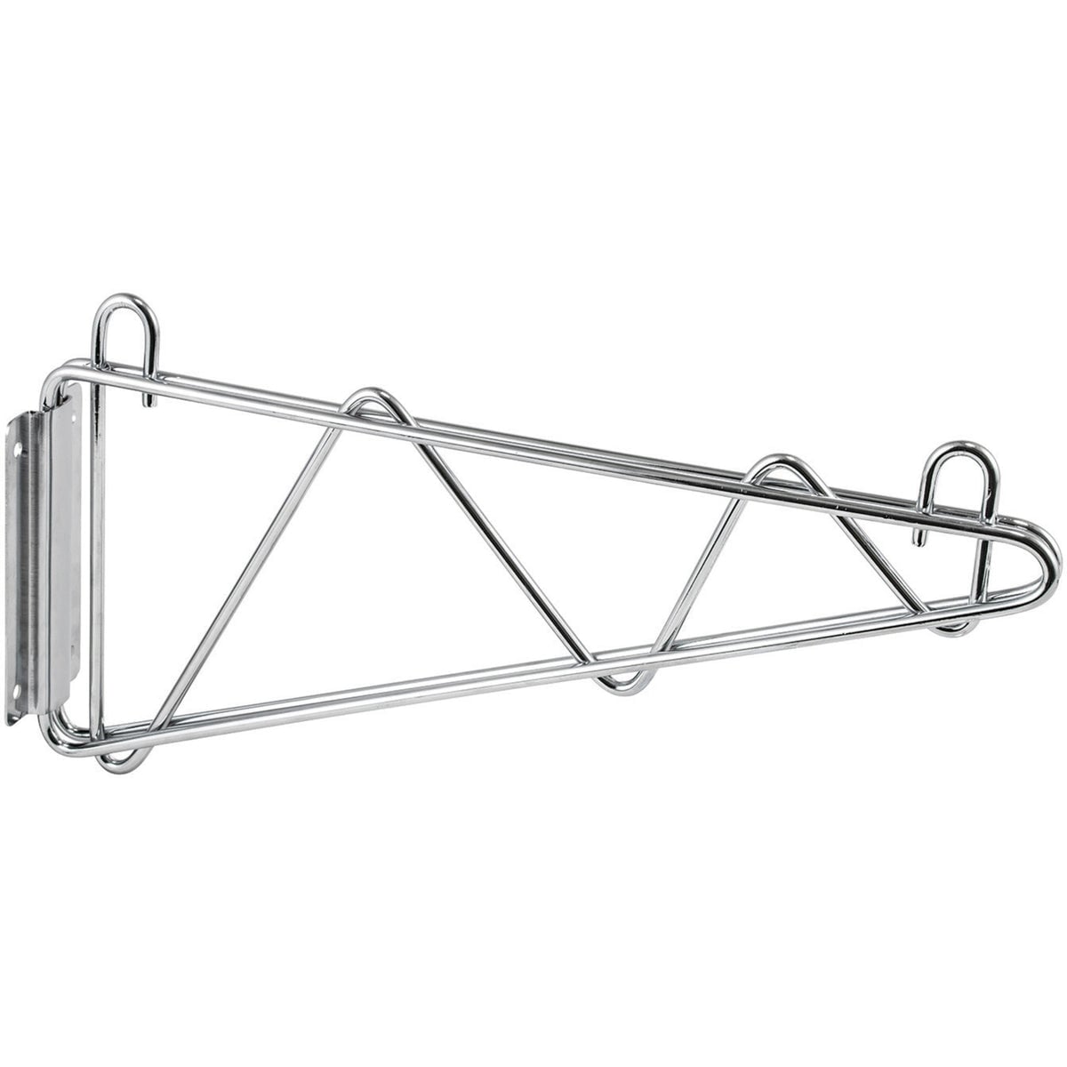 Picture of Winco VCB-18 Shelving Wall Mount Brackets, Chrome-Plated, Set of 2 - 18 in.