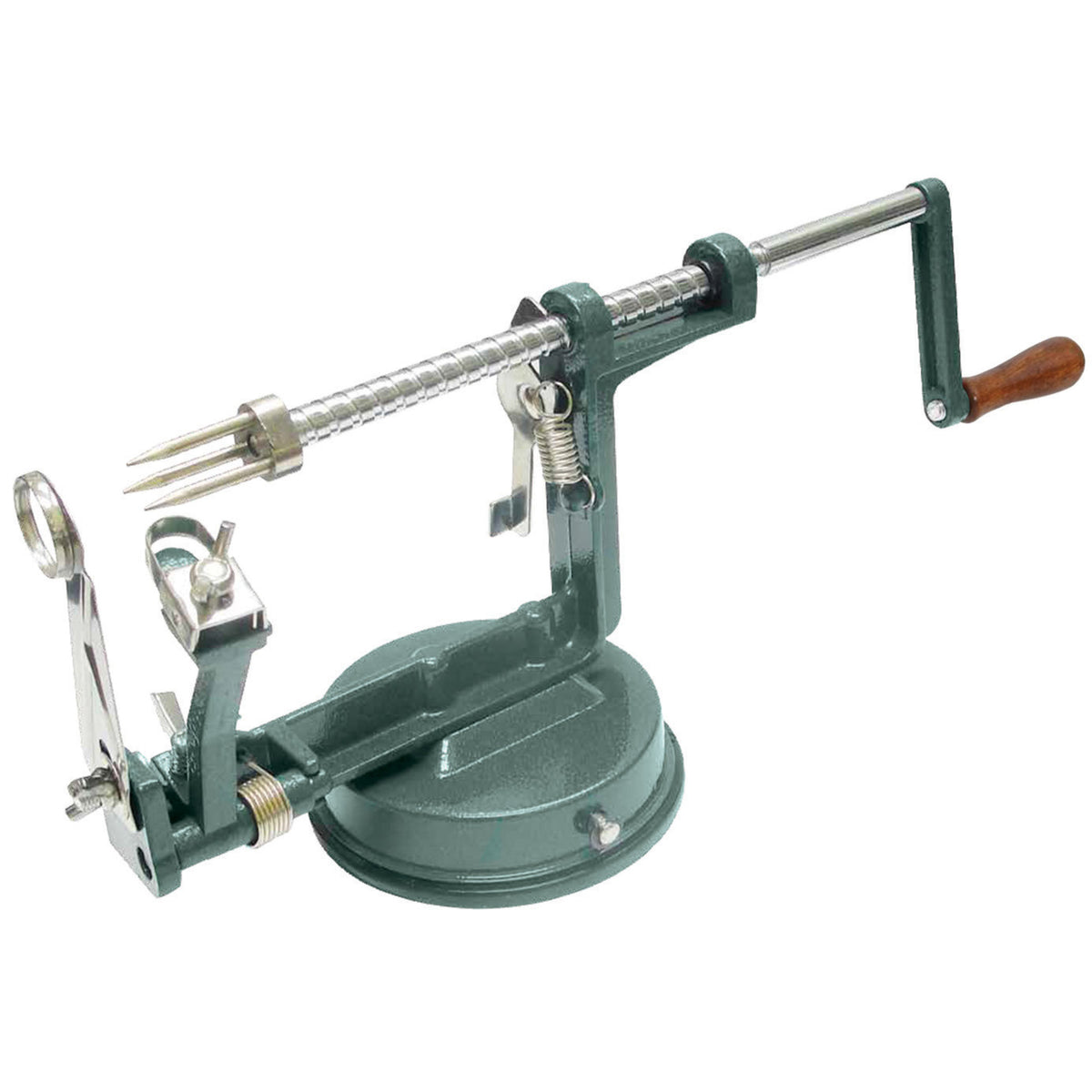 Picture of Winco AP-12 Triple Function Apple Peeler, Cast Aluminum with Stainless Steel Blade