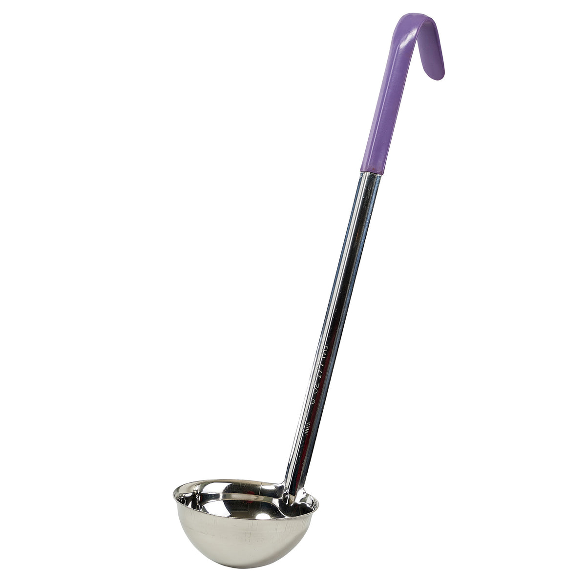 Picture of Winco LDC-6P Allergen-Free Stainless Steel 6 oz Ladle, Purple