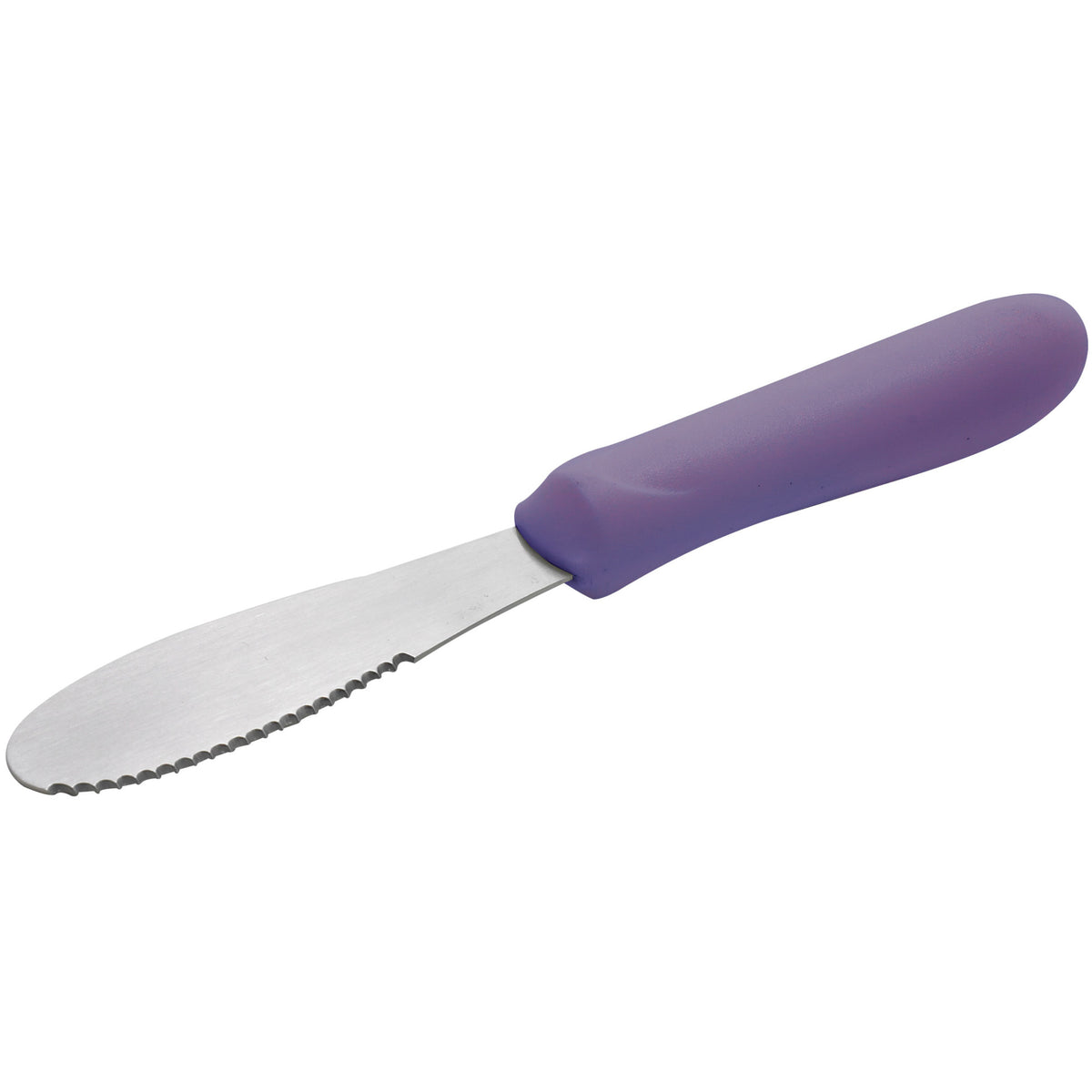 Picture of Winco TWP-31P Allergen-Free Sandwich Spreader, 3.63 x 1.25 in. Blade, Purple Polypropylene Handle