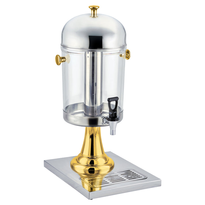 Picture of Winco 901 Single Juice Dispenser, 7.5 qt., Gold Accent