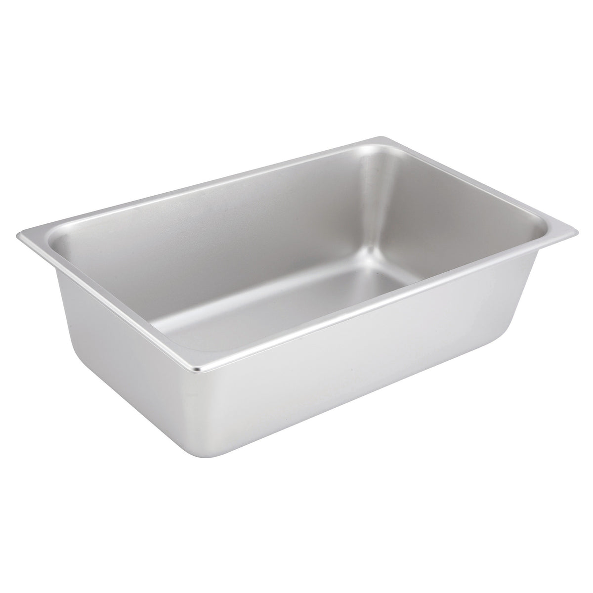 Picture of Winco SPF6 Straight-Sided Steam Pan, 25 Gauge Stainless Steel, Full Size - 6 in.