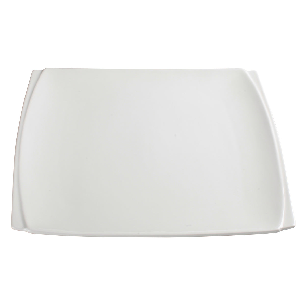 Picture of Winco WDP009-102 10.5 in. Porcelain Square Plate, Bright White, 12 Piece