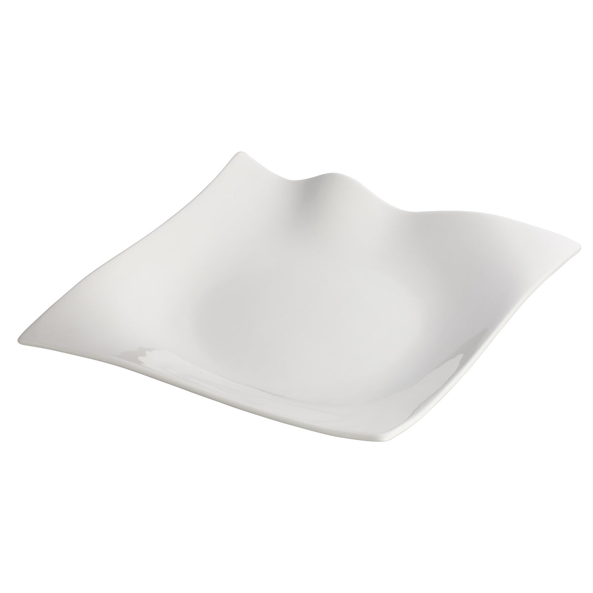 Picture of Winco WDP010-102 10 in. Porcelain Square Plate, Bright White, 12 Piece