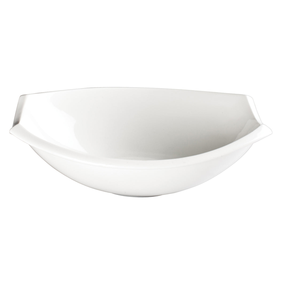 Picture of Winco WDP006-206 13 in. Porcelain Oval Bowl, Creamy White, 12 Piece