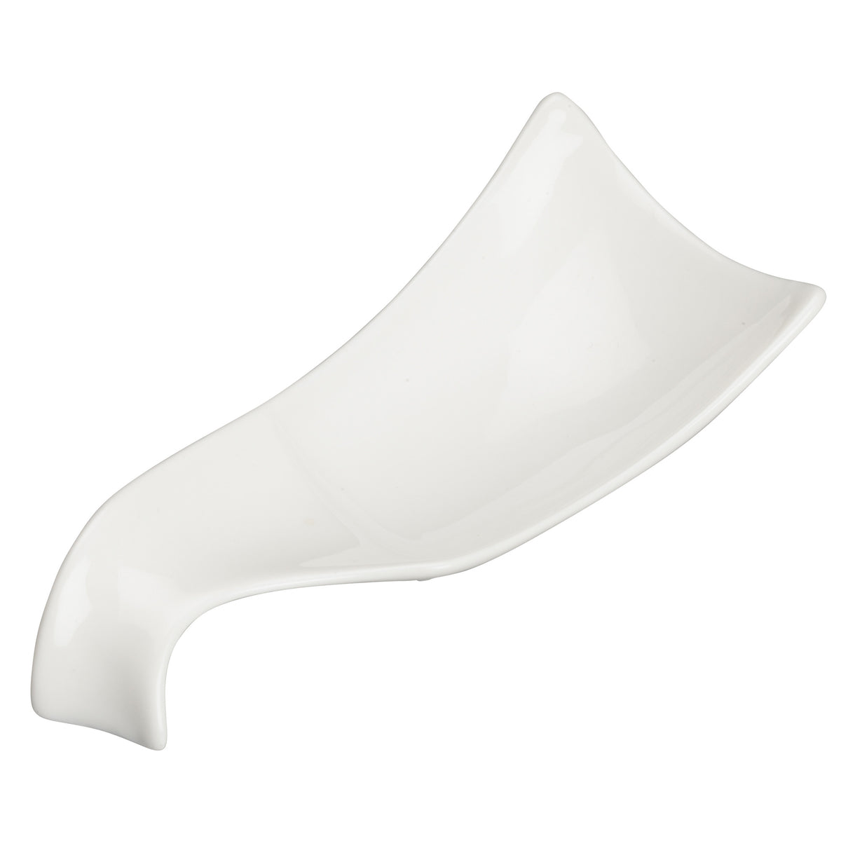 Picture of Winco WDP021-112 8.13 x 3.13 in. Porcelain Plate, Bright White, 36 Piece