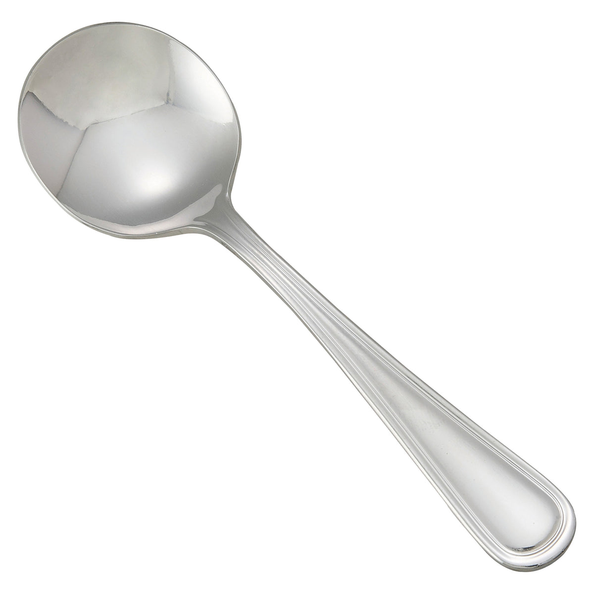 Picture of Winco 0021-04 Continental Bouillon Spoon, 18-0 Extra Heavyweight