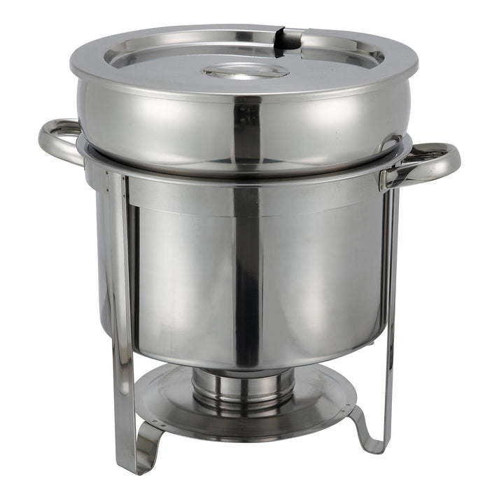 Picture of Winco 211 11 qt. Stainless Steel Soup Warmer