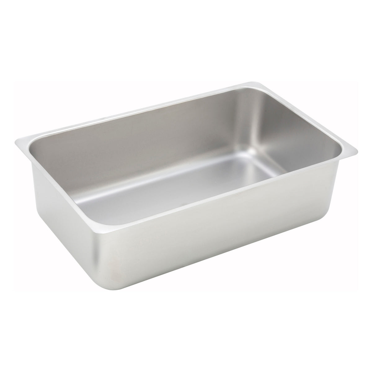 Picture of Winco C-WPP Spillage Pan, Full-Size, Flat Edge - 6 in. - Stainless Steel