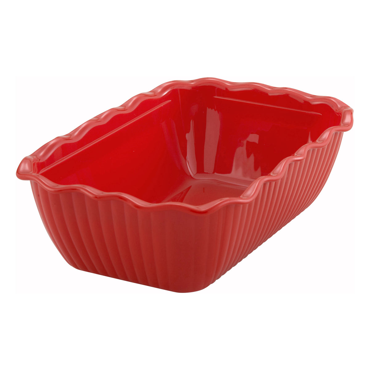 Picture of Winco CRK-10R Deli Crock - 10 x 7 x 3 in., Red